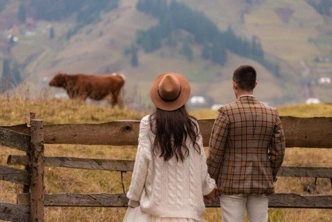 rustic wedding style boho